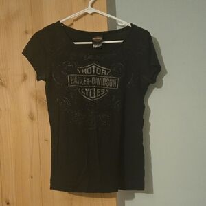 Harley-Davidson Black Graphic Women's Tee